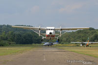 N58LA @ 7B9 - Departing Connecticut Parachutists, Ellington, CT. - by Dave G