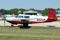 N231JV @ OSH - 1979 Mooney Aircraft Corp. M20K, c/n: 25-0279 at 2011 Oshkosh - by Terry Fletcher
