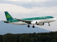 EI-DEB @ LSGG - Landing rwy 23... - by Shunn311