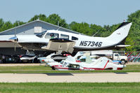 N57346 @ OSH - 1973 Piper PA-28-235, c/n: 28-7410033 at 2011 Oshkosh - by Terry Fletcher