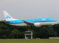 PH-BTD @ LSGG - Landing rwy 23 - by Shunn311