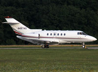 N497AG @ LSGG - Ready for take off rwy 23 - by Shunn311
