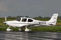 N317A @ LNS - Lancaster has a Cirrus facility - by Duncan Kirk