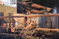 UNKNOWN @ FFO - Wright Flyer as displayed at the USAF Museum in the Summer of 1977. - by Peter Nicholson