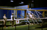 UNKNOWN @ FFO - The Wright Flyer display at the USAF Museum in the Summer of 1977. - by Peter Nicholson