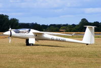 G-BXHR @ EGCV - powered glider at Sleap - by Chris Hall