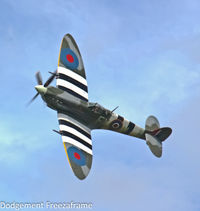 G-PMNF - Spirit of Kent Spitfire. Flying at Bygone days in Ibsley Hants.