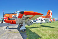 N28GT @ OSH - 1955 North American T-28C, ex Bu140053
at 2011 Oshkosh - by Terry Fletcher