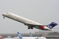 OY-KHU @ EGCC - SAS Scandinavian Airlines - by Chris Hall