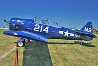 N214MB @ OSH - North American SNJ-5B, c/n: 43732 at 2011 Oshkosh - by Terry Fletcher
