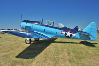 N957ED @ OSH - 1944 North American SNJ-5, c/n: 88-17088 at 2011 Oshkosh - by Terry Fletcher