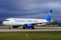 G-OMYA @ EGCC - Thomas Cook - by Chris Hall