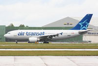 C-GSAT @ EGCC - Air Transat - by Chris Hall