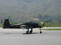N9278F @ SZP - 1964 Nanchang China CJ-6A, Huosai 6A 285 Hp radial, landing roll Rwy 22. Ernie's former ride visiting SZP - by Doug Robertson