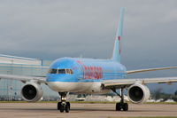 G-OOBP @ EGCC - Thomsom - by Chris Hall