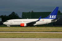 LN-TUK @ EGCC - SAS Scandinavian Airlines - by Chris Hall