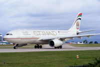 A6-EYF @ EGCC - Etihad Airways - by Chris Hall