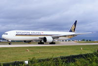 9V-SWA @ EGCC - Singapore Airlines - by Chris Hall