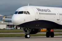 G-OJEG @ EGCC - Monarch - by Chris Hall
