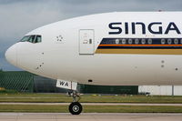 9V-SWA @ EGCC - Singapore Airlines - by Chris Hall