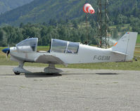 F-GEIM @ LFNC - Parking position with open canopy. Three windows and I have the impression that there is no ceiling on this canopy. - by Philippe Bleus