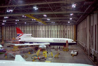 G-BFCC @ EGLL - Undergoing maintenance at TBE Heathrow - by Gordon White