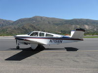N7156N @ SZP - 1968 Beech V35A BONANZA, Continental IO-520-B 285 Hp, taxi - by Doug Robertson