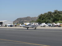 N7156N @ SZP - 1968 Beech V35A BONANZA, Continental IO-520-B 285 Hp, landing roll Rwy 22 - by Doug Robertson
