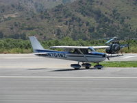 N704MZ @ SZP - 1976 Cessna 150M, Continental O-200 100 Hp, landing roll Rwy 22 - by Doug Robertson