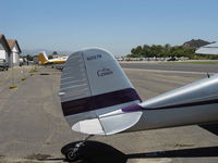 N3157N @ SZP - 1947 Cessna 120, Continental C85 85 Hp, logo - by Doug Robertson