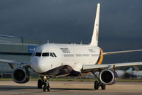 G-OZBR @ EGCC - Monarch - by Chris Hall