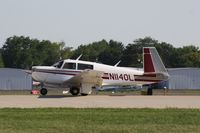 N1140L @ KOSH - Mooney M20J