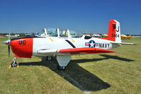 N100ZP @ OSH - 1955 Beech D-45, c/n: BG-4 ex Bu140670 
at 2011 Oshkosh - by Terry Fletcher