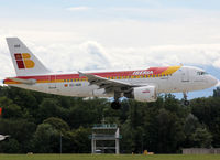 EC-HGR @ LSGG - Landing rwy 23 - by Shunn311