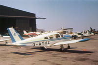 G-AYHZ @ EGTR - PA-28R-200 Cherokee Arrow seen at Elstree in the Summer of 1975. - by Peter Nicholson