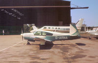 G-ARNA @ EGTR - Mooney M.20B at Elstree in the Summer of 1975. - by Peter Nicholson