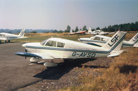 G-AVSD @ EGTR - PA-28-180 of the London School of Flying at Elstree in the Summer of 1975. - by Peter Nicholson