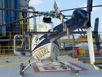 N163RL - N163RL on the deck at the Ocean New Era Drilling Rig. - by Tom Norvelle