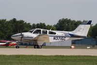 N3715C @ KOSH - Beech B55 - by Mark Pasqualino