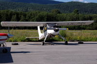 LN-PZL @ ENNO - PZL Wilga 80 parked at Notodden airfield, Norway