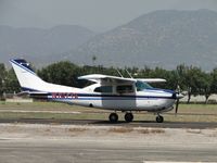 N747TA @ POC - Taxiing back to Howard Aviation - by Helicopterfriend