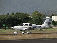N903RM @ POC - Rolling out after landing on runway 26L - by Helicopterfriend
