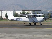 N5303R @ POC - On taxiway Sierra heading to runway 26L - by Helicopterfriend