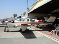 N5478D @ RIR - Parked partially in the shade for display - by Helicopterfriend