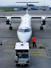G-ECOP @ EHAM - flybe - by Chris Hall