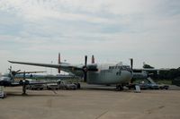 N3559 @ DOV - 1953 Fairchild C-119G-3E Flying Boxcar and Ford Falcons at the Air Mobility Command Museum, Dover AFB, DE - by scotch-canadian