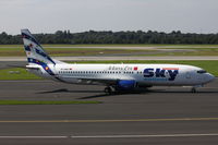 TC-SKU @ EDDL - German Sky Airlines, Boeing 737-883, CN: 30194/066, Name. Sirius - by Air-Micha
