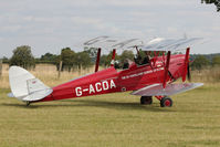 G-ACDA - Participant at the 80th Anniversary De Havilland Moth Club International Rally at Belvoir Castle , United Kingdom