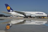 D-AIMG @ LOWW - Lufthansa Airbus A380 - reflection - by Dietmar Schreiber - VAP