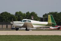 N2557W @ KOSH - Mooney M20E - by Mark Pasqualino